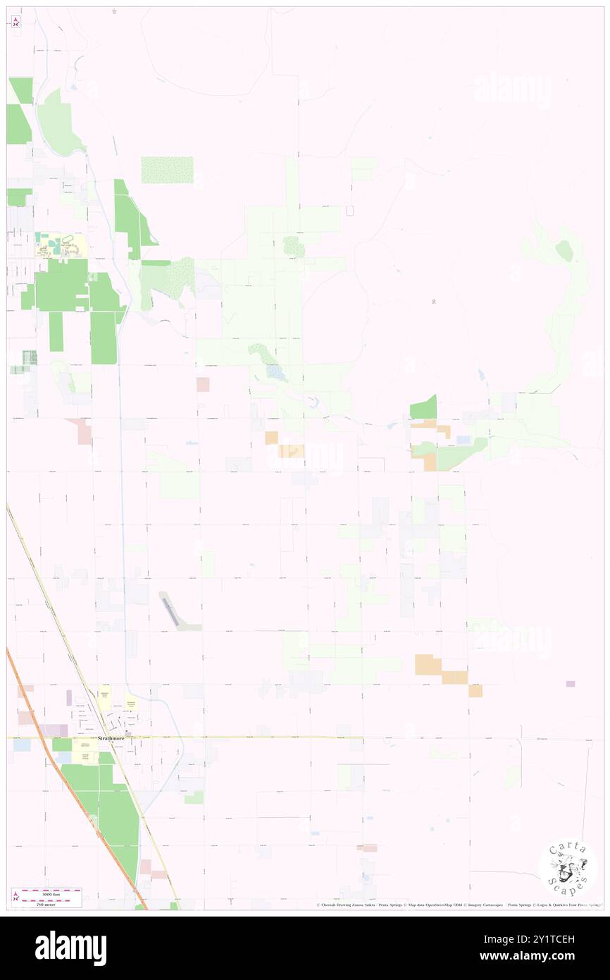 Tiffin (historical), Tulare County, US, United States, California, N 36 11' 0'', S 119 1' 40'', map, Cartascapes Map published in 2024. Explore Cartascapes, a map revealing Earth's diverse landscapes, cultures, and ecosystems. Journey through time and space, discovering the interconnectedness of our planet's past, present, and future. Stock Photo