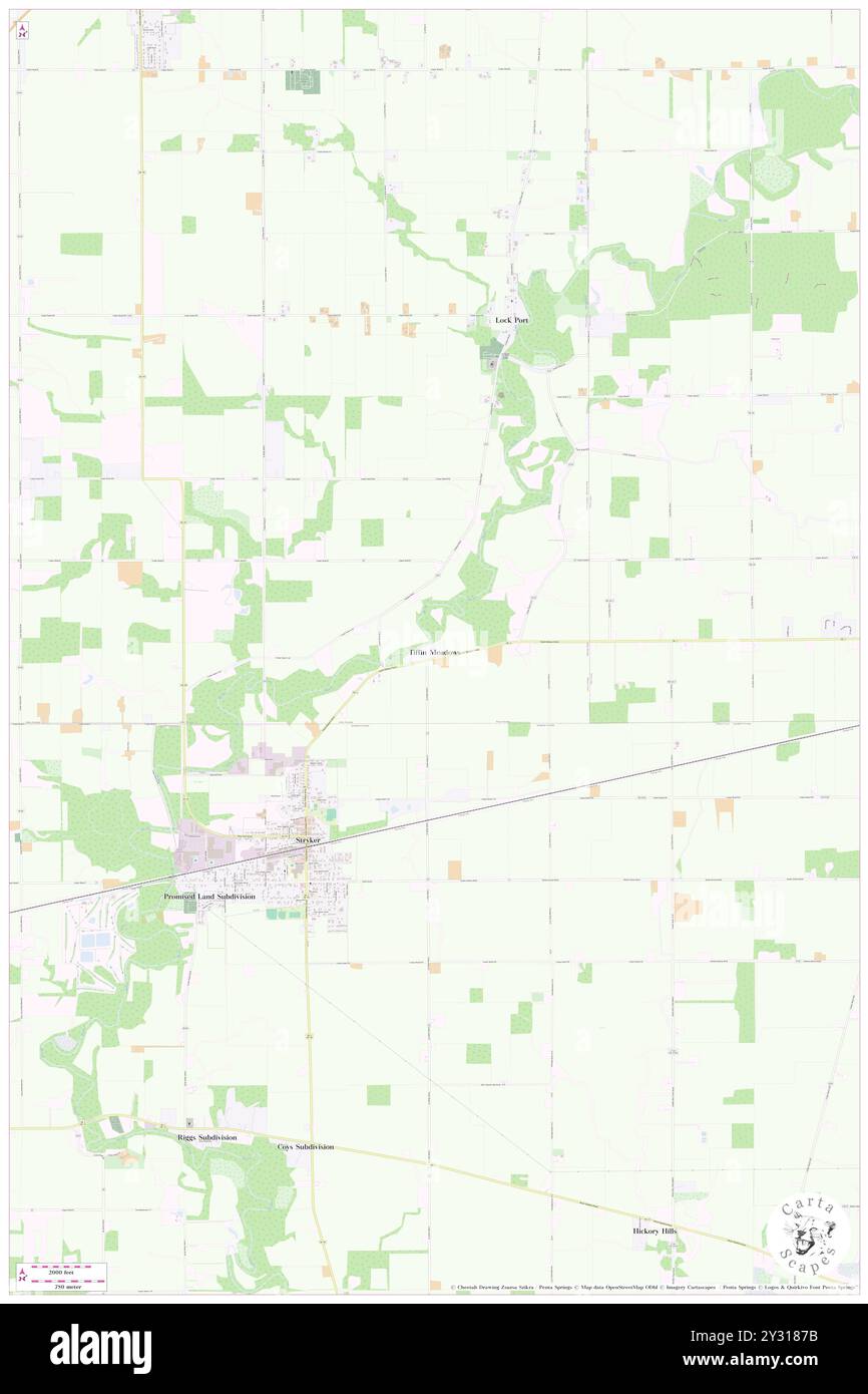 Tiffin Meadows, Williams County, US, United States, Ohio, N 41 31' 13'', S 84 23' 56'', map, Cartascapes Map published in 2024. Explore Cartascapes, a map revealing Earth's diverse landscapes, cultures, and ecosystems. Journey through time and space, discovering the interconnectedness of our planet's past, present, and future. Stock Photo