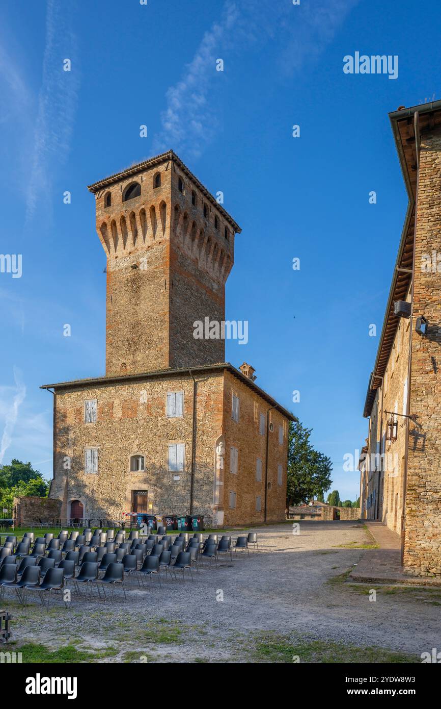 Levizzano Rangone Castle, Levizzano, Castelvetro di Modena, Modena, Emilia-Romagna, Italy, Europe Stock Photo