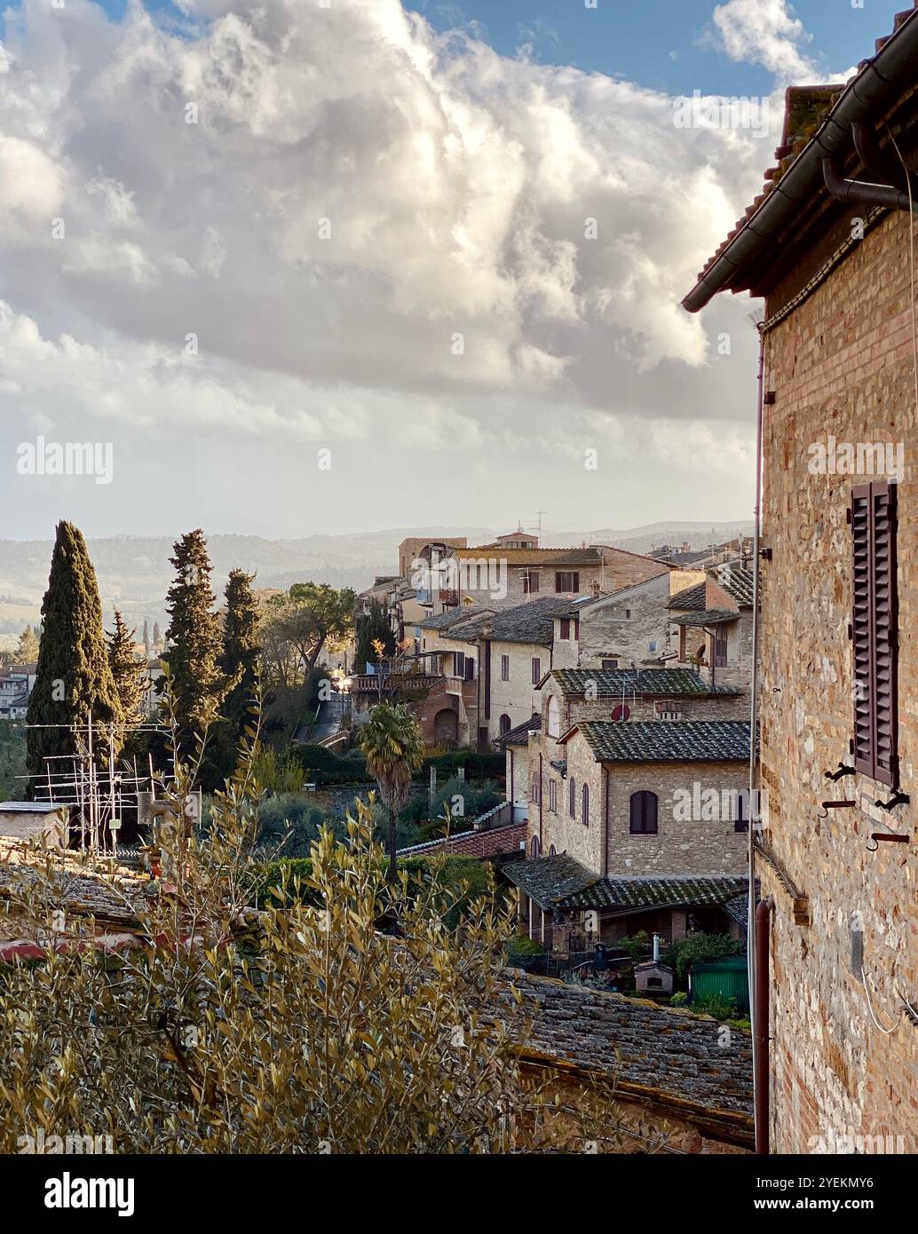 Historical Town Siena in Tuscany, Italy Stock Photo