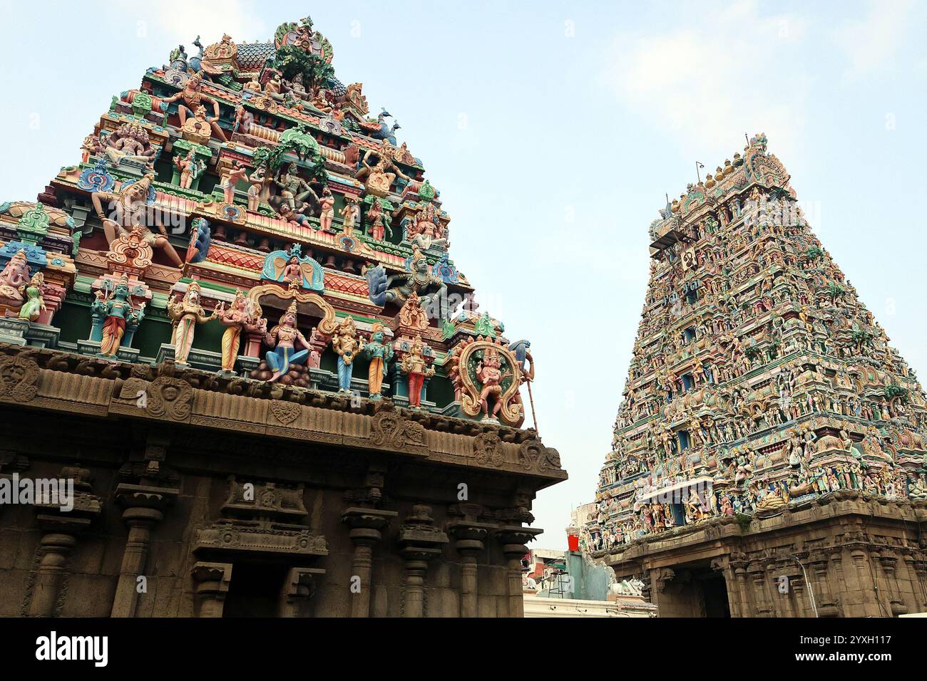 Kapaleeshwarar Temple in Chennai, Tamil Nadu, India Stock Photo