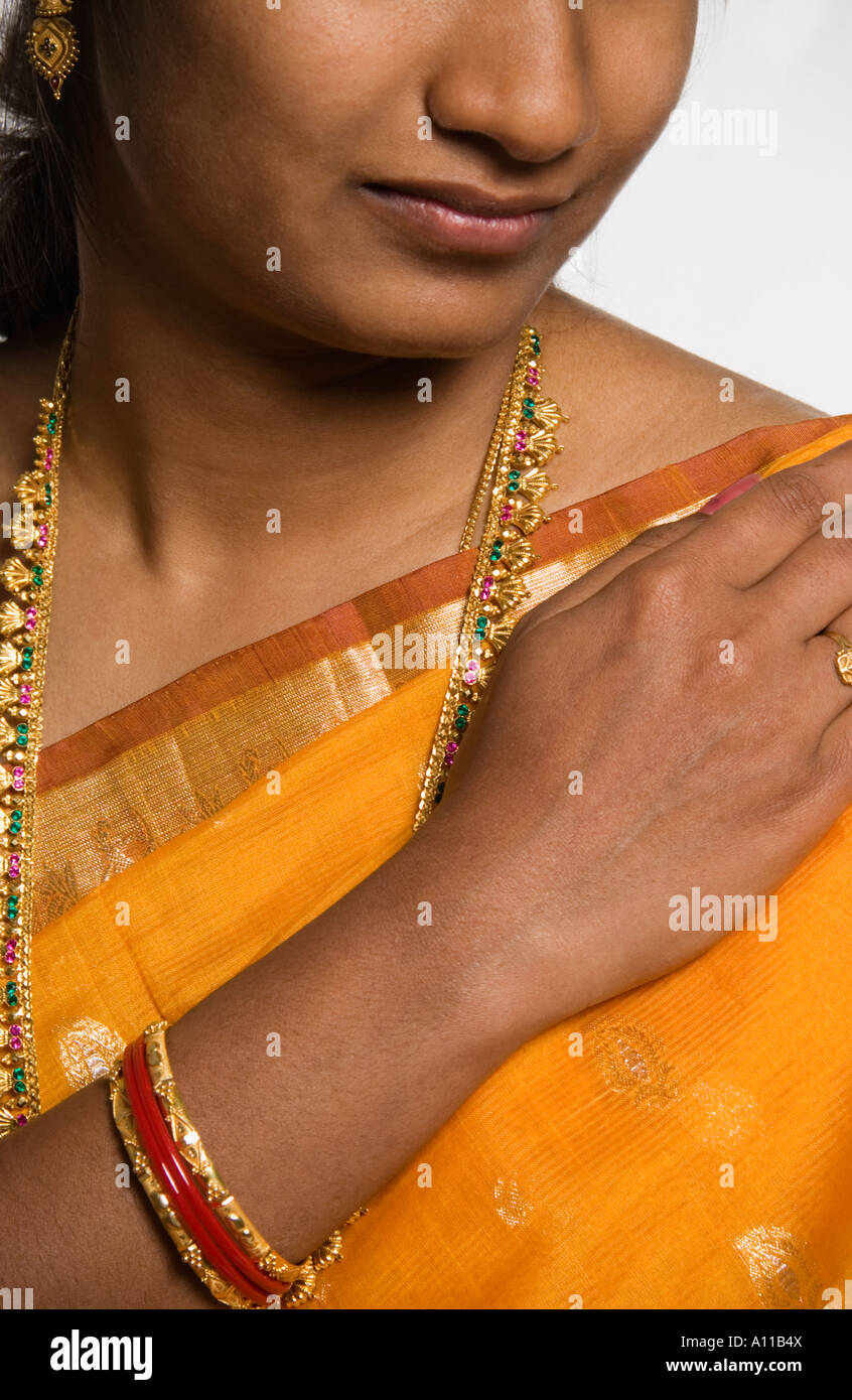 Portrait of Middle Eastern woman Stock Photo