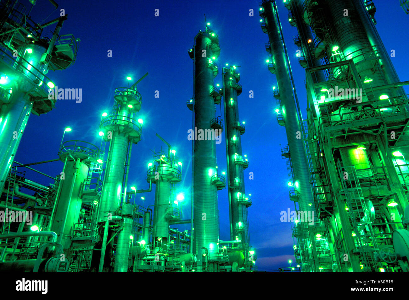 refinery Stock Photo