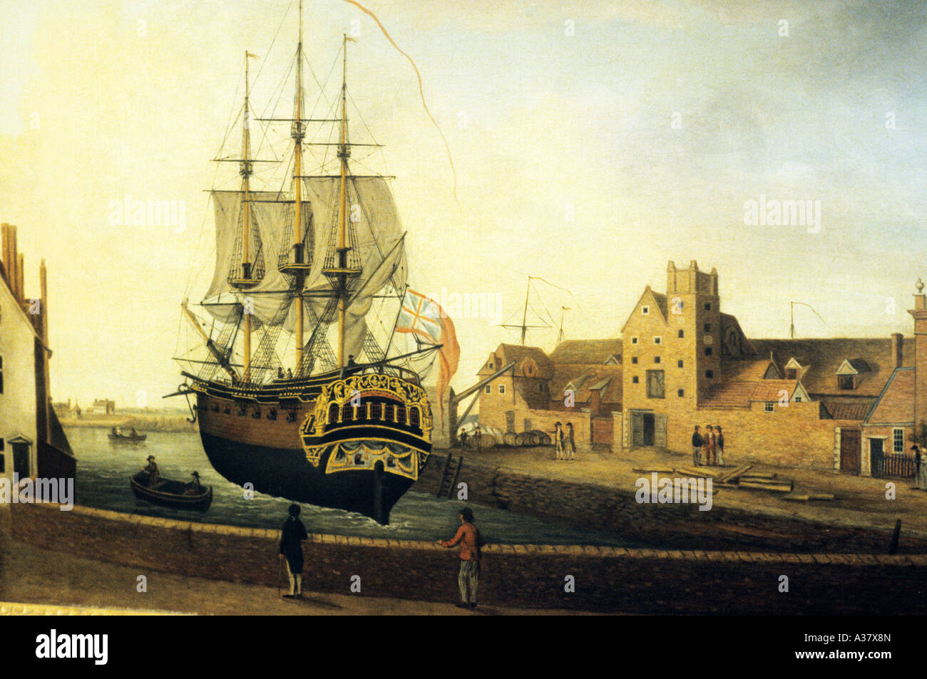 Kings Lynn Norfolk Purfleet Quay 18th Century Stock Photo