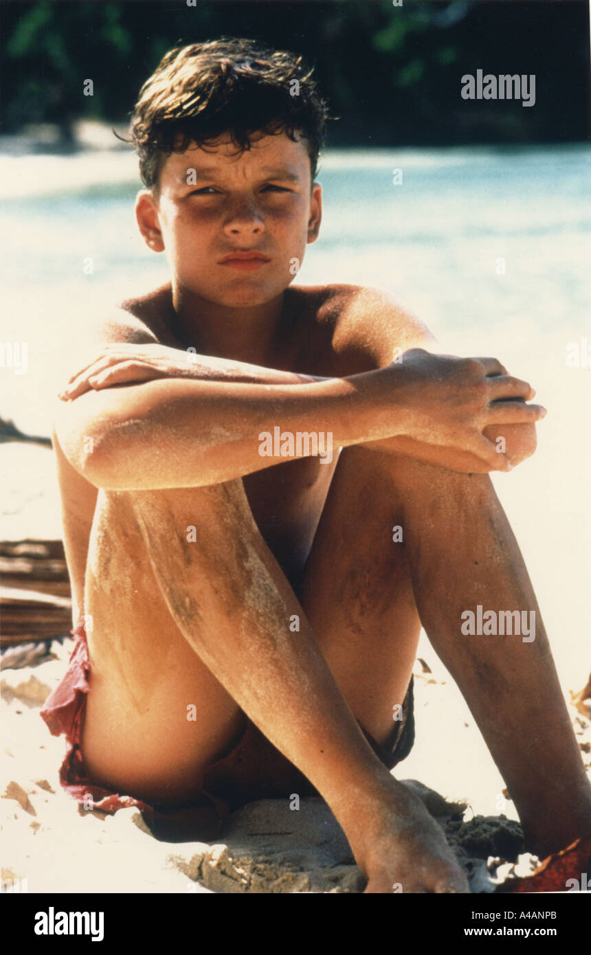 LORD OF THE FLIES Balthazar Getty as Ralph in the 1990 Columbia film Stock Photo