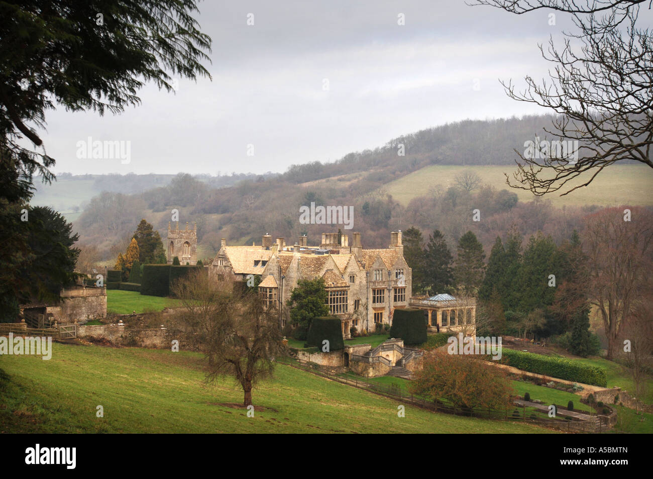 ST CATHERINE S COURT NEAR BATH HOME OF ACTRESS JANE SEYMOUR DEC 2006 UK Stock Photo