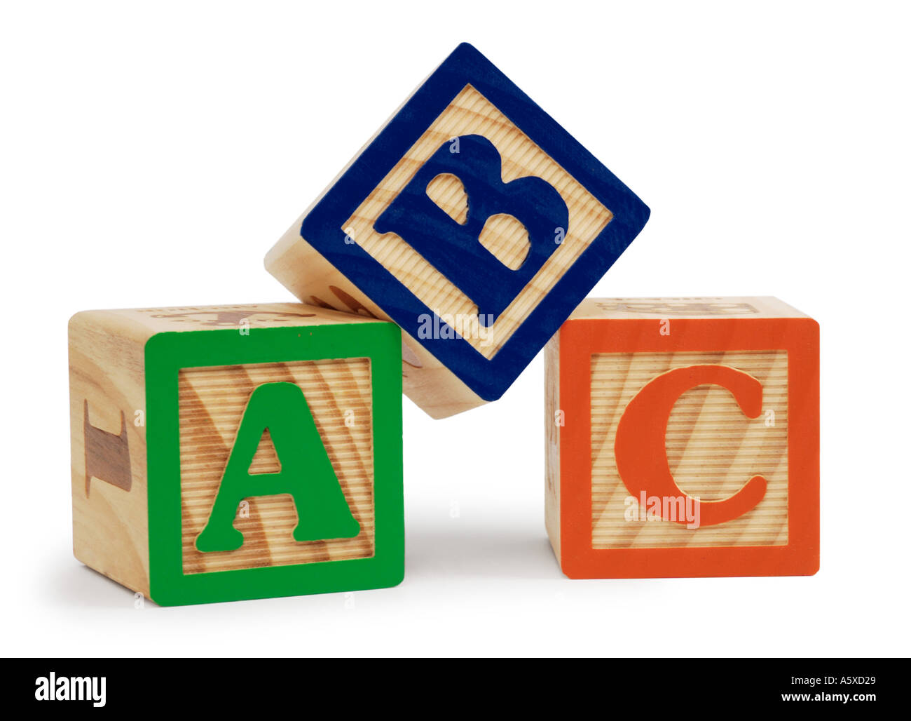 ABC blocks Stock Photo