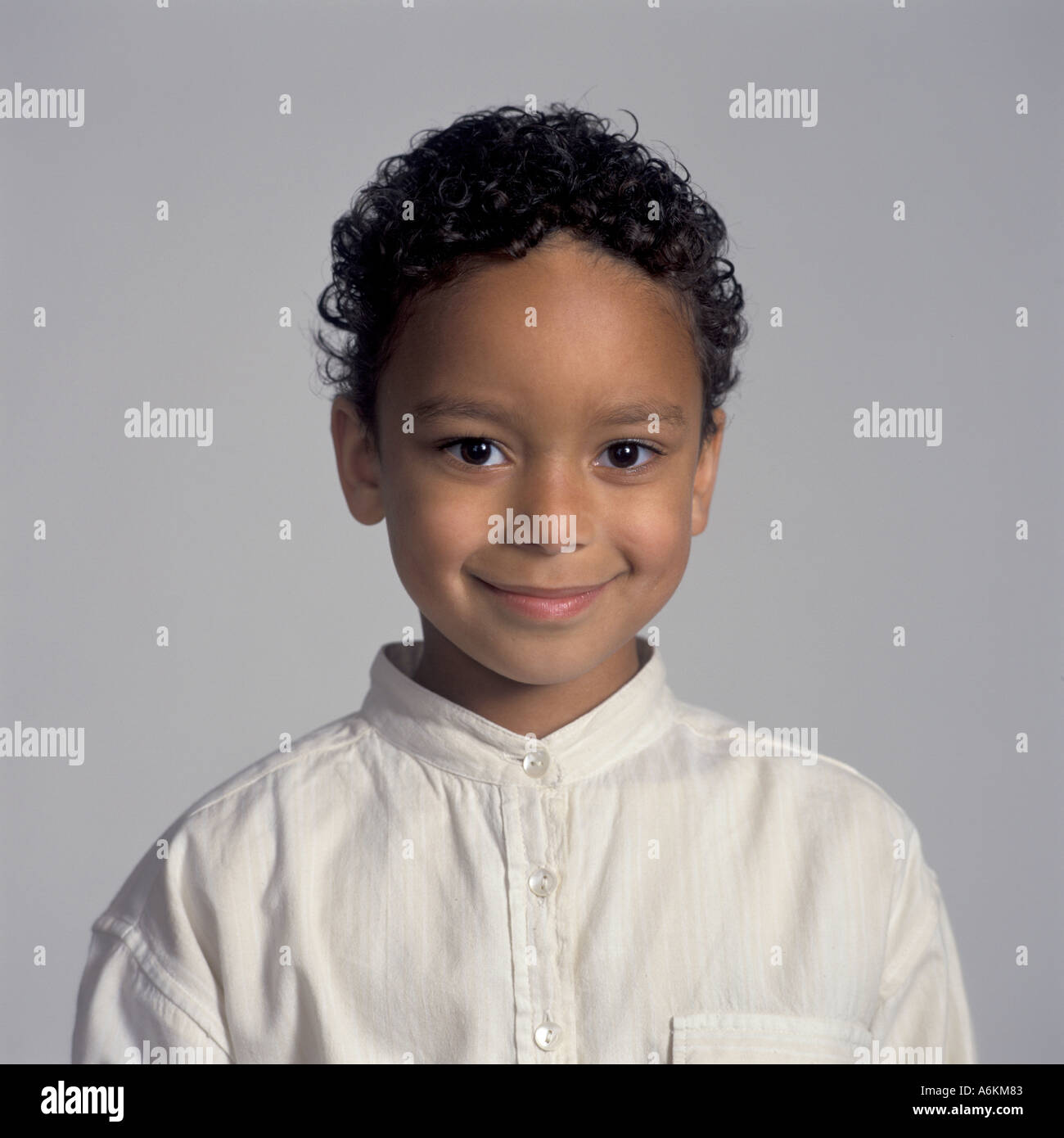 Ethnic boy portrait Stock Photo