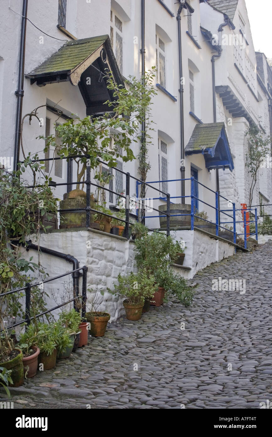 clovelly village devon Stock Photo