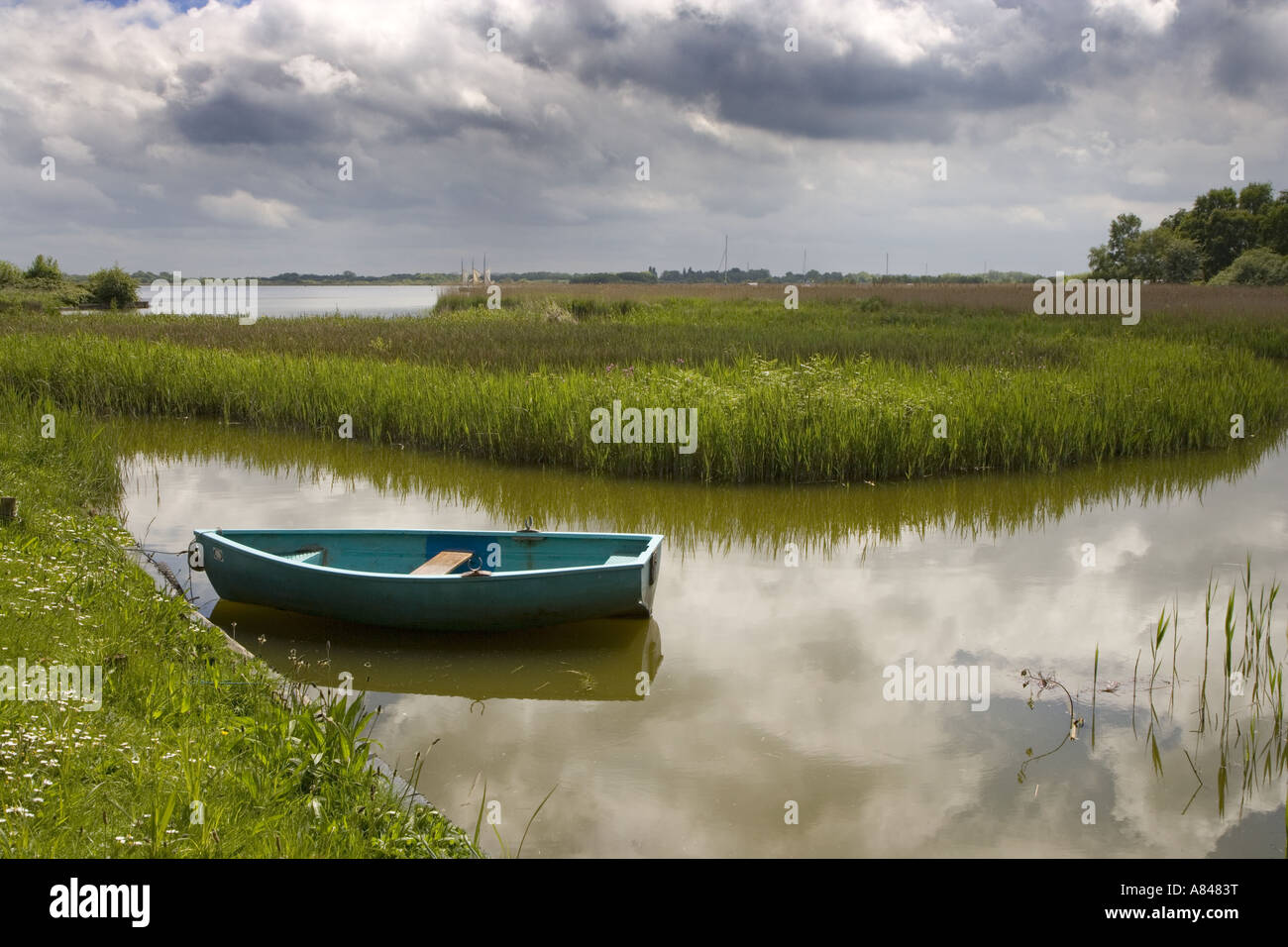 Hickling Broad Norfolk May Stock Photo