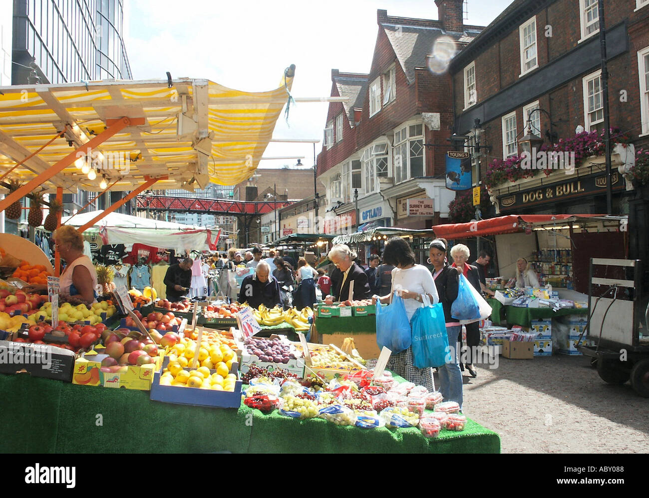 Surrey Street Market Croydon South London England Stock Photo