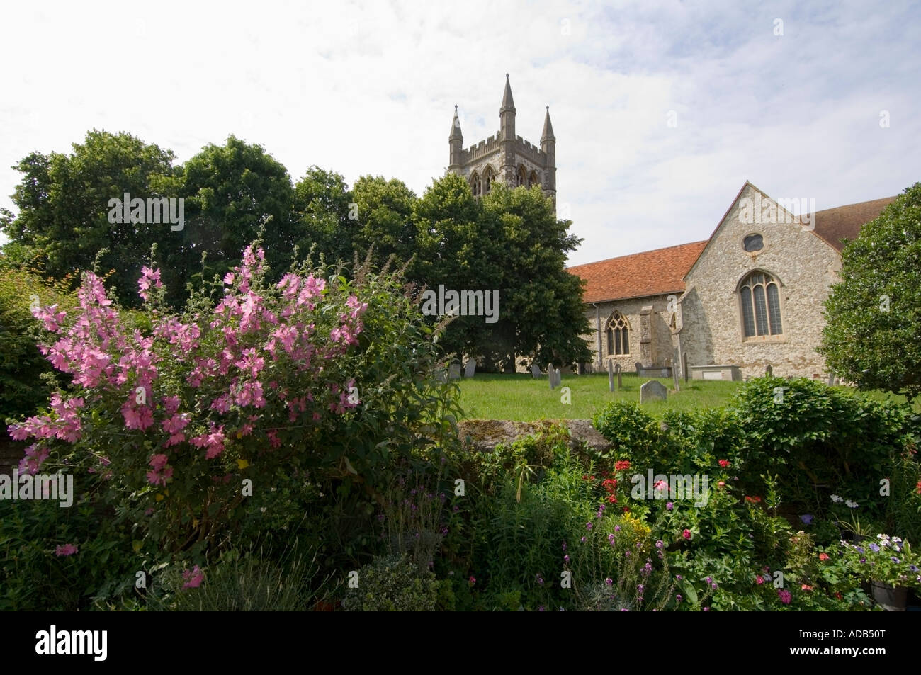 St Andrew's Parish Church - Farnham - Surrey - UK - Stock Photo