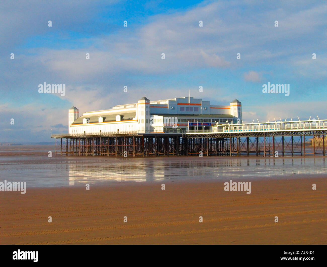 Grand Pier Weston Super Mare Somerset UK Stock Photo