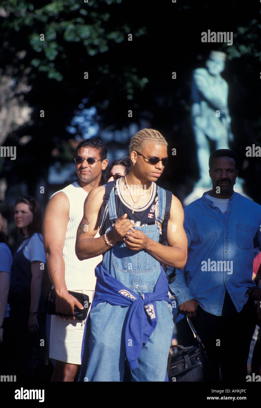 People Greenwich Village New York USA Stock Photo