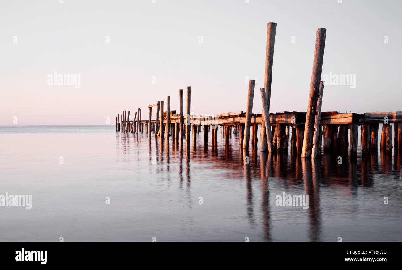 Old pier Stock Photo