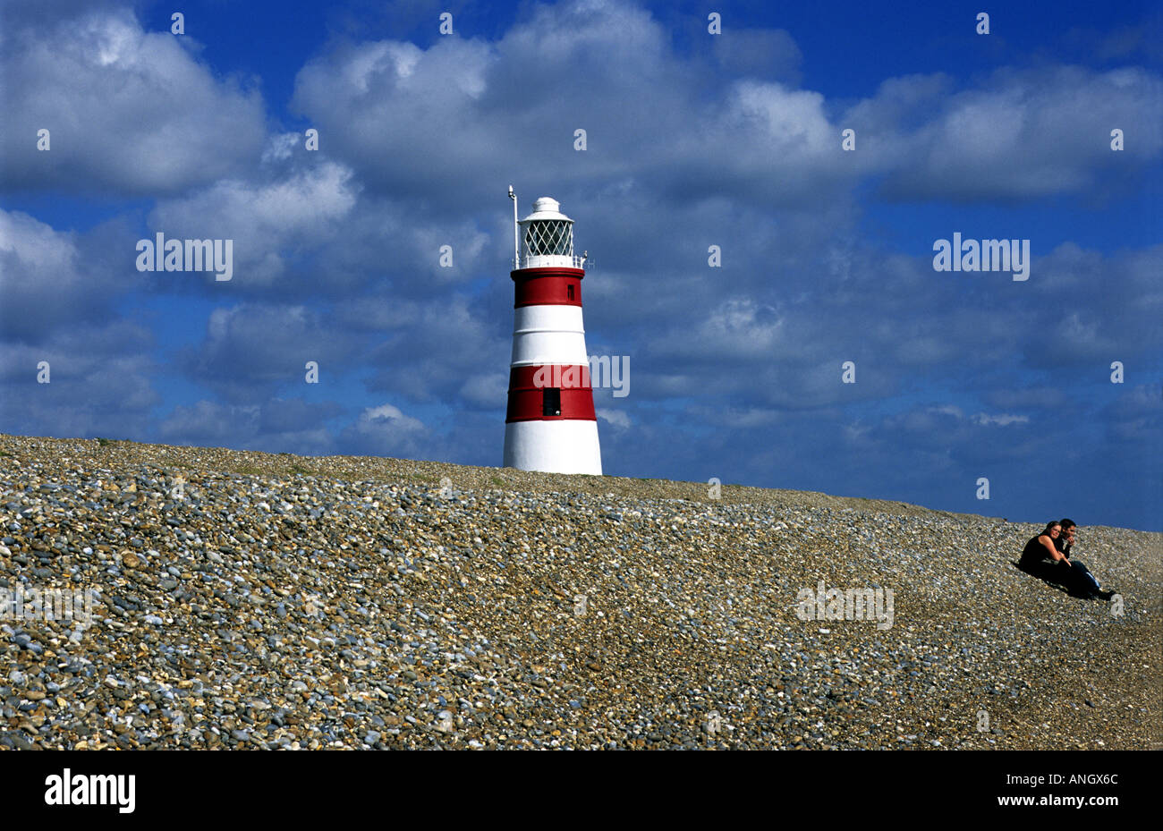 Orford Ness Lighthouse, Suffolk, UK. Stock Photo