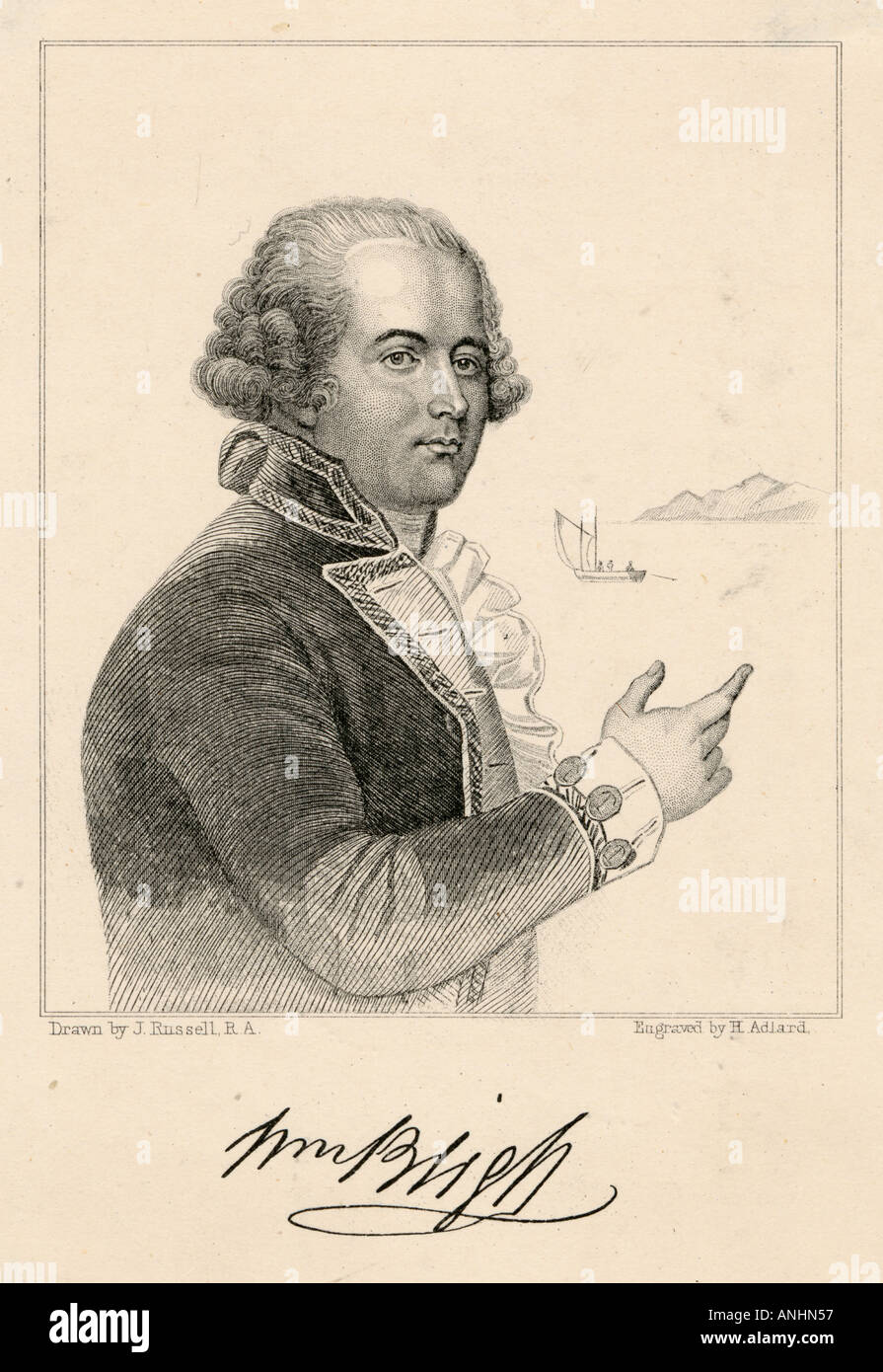 Captain Bligh Stock Photo