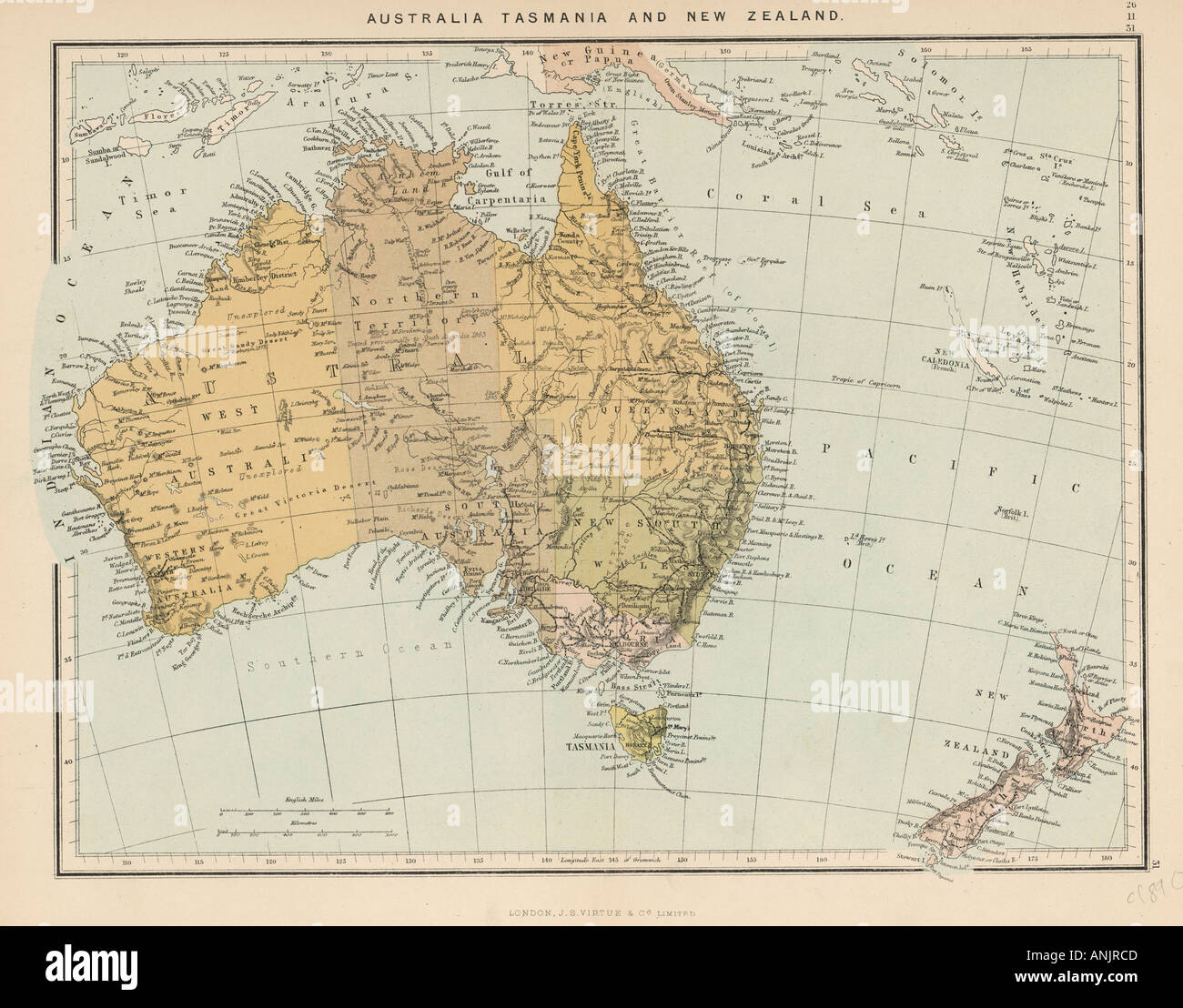 Australia And New Zealand Map High Resolution Stock Photography And Images - Alamy