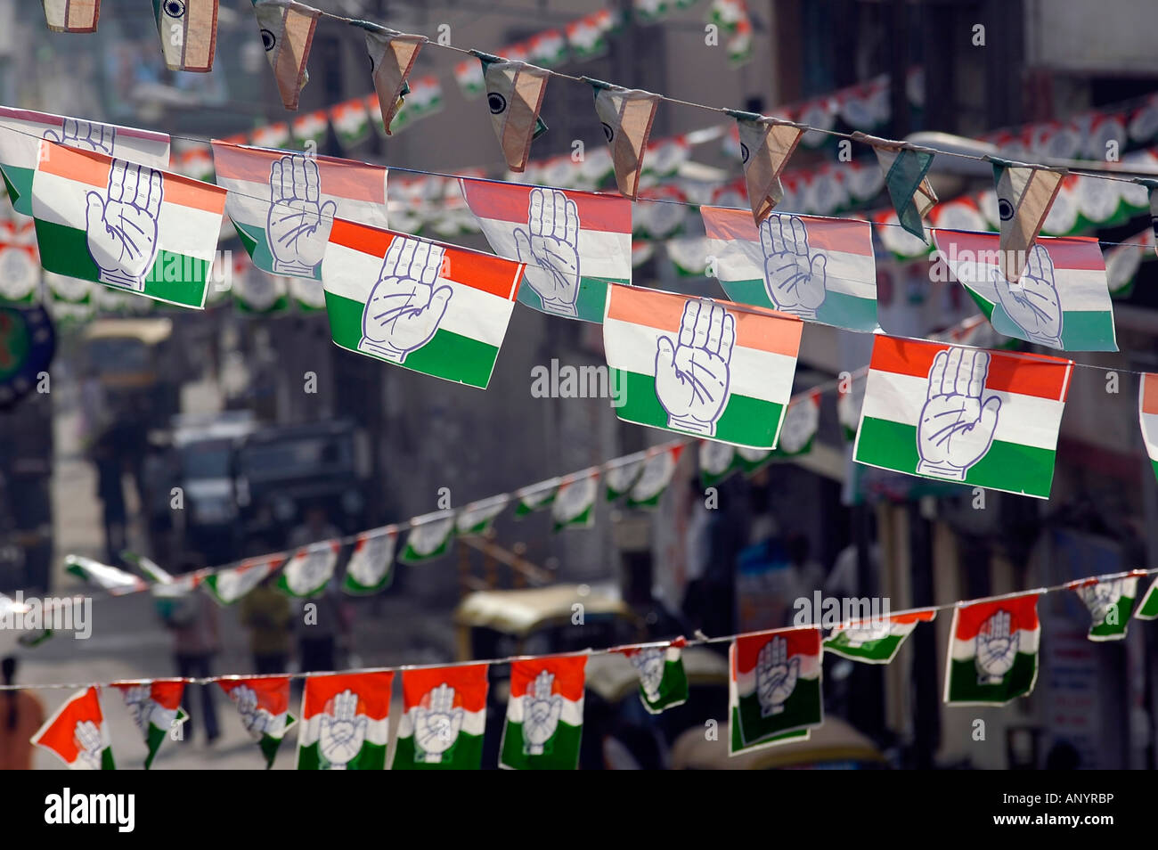 Indian national congress flag hi-res stock photography and images - Alamy