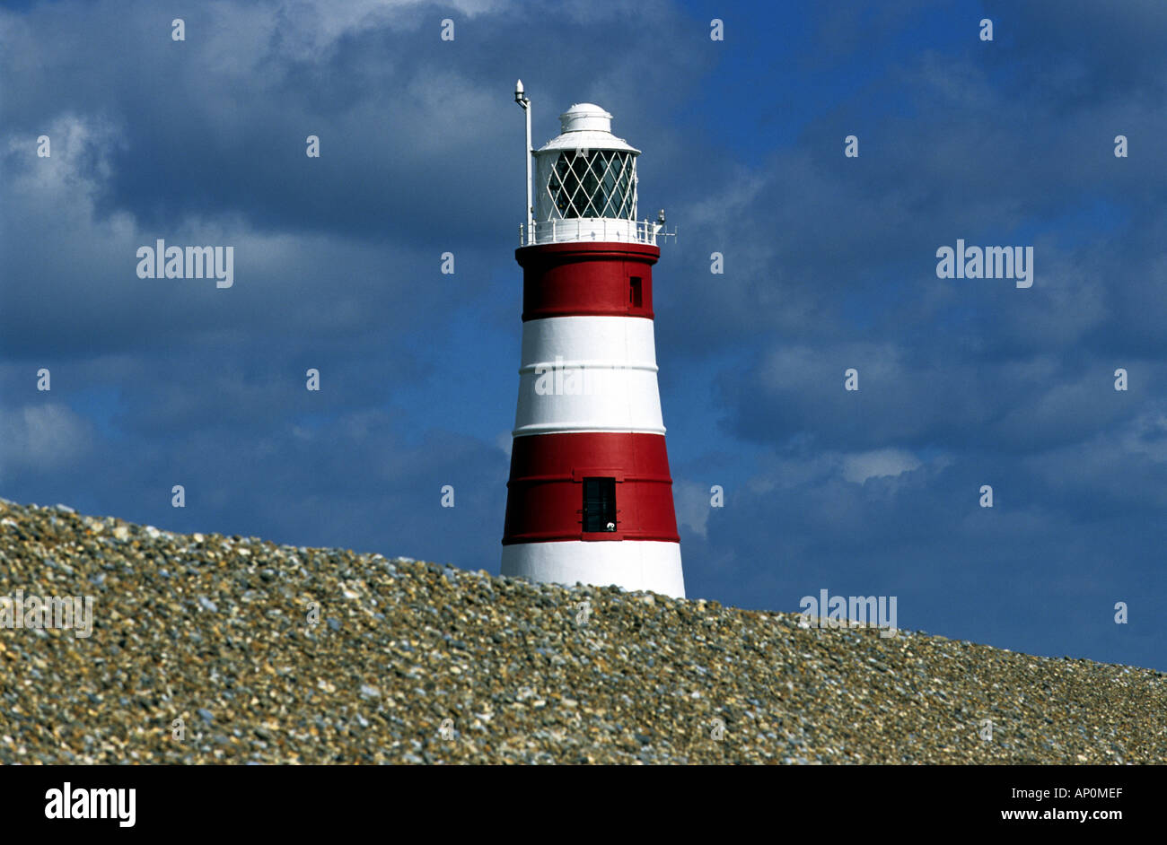 Orford Ness Lighthouse, Suffolk, UK. Stock Photo