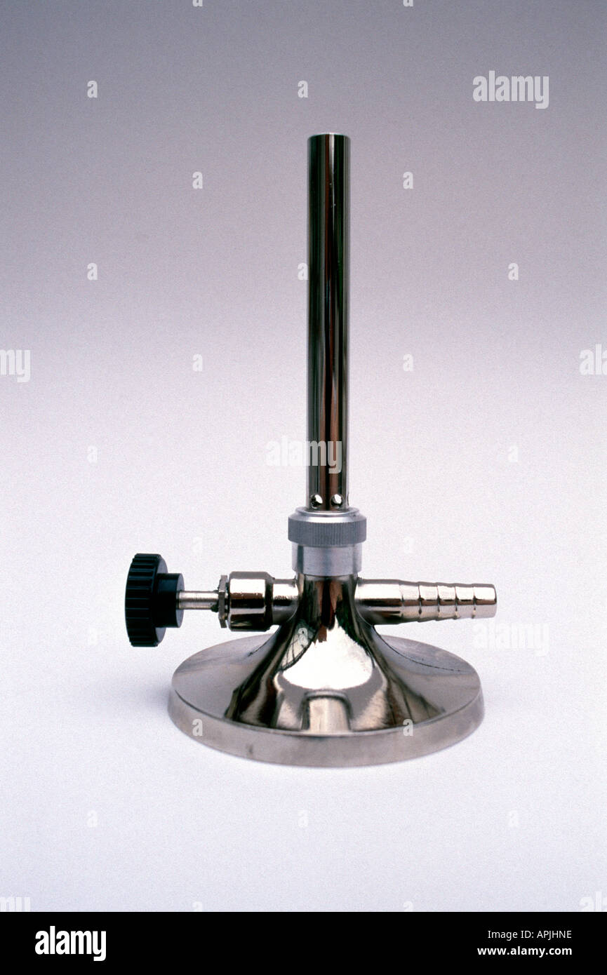 Bunsen burner. Stock Photo