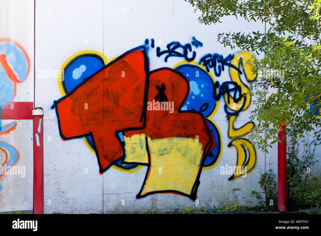 Gang Graffiti Stock Photo