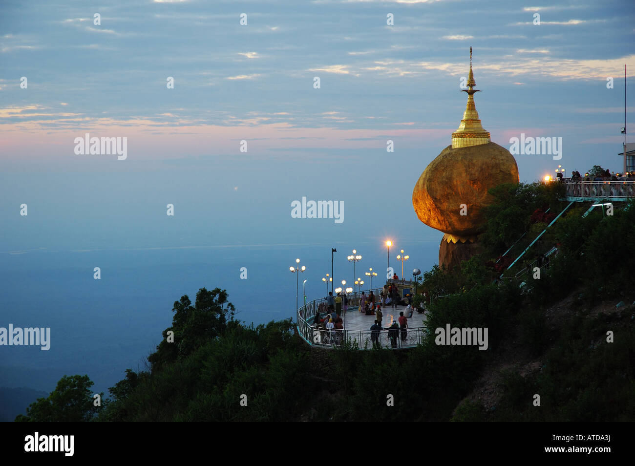 Golden Mount, Myanmar Stock Photo