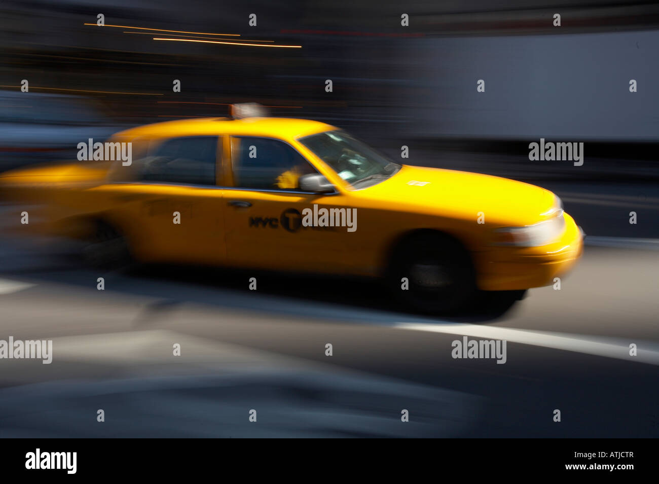 New York taxi cab Stock Photo