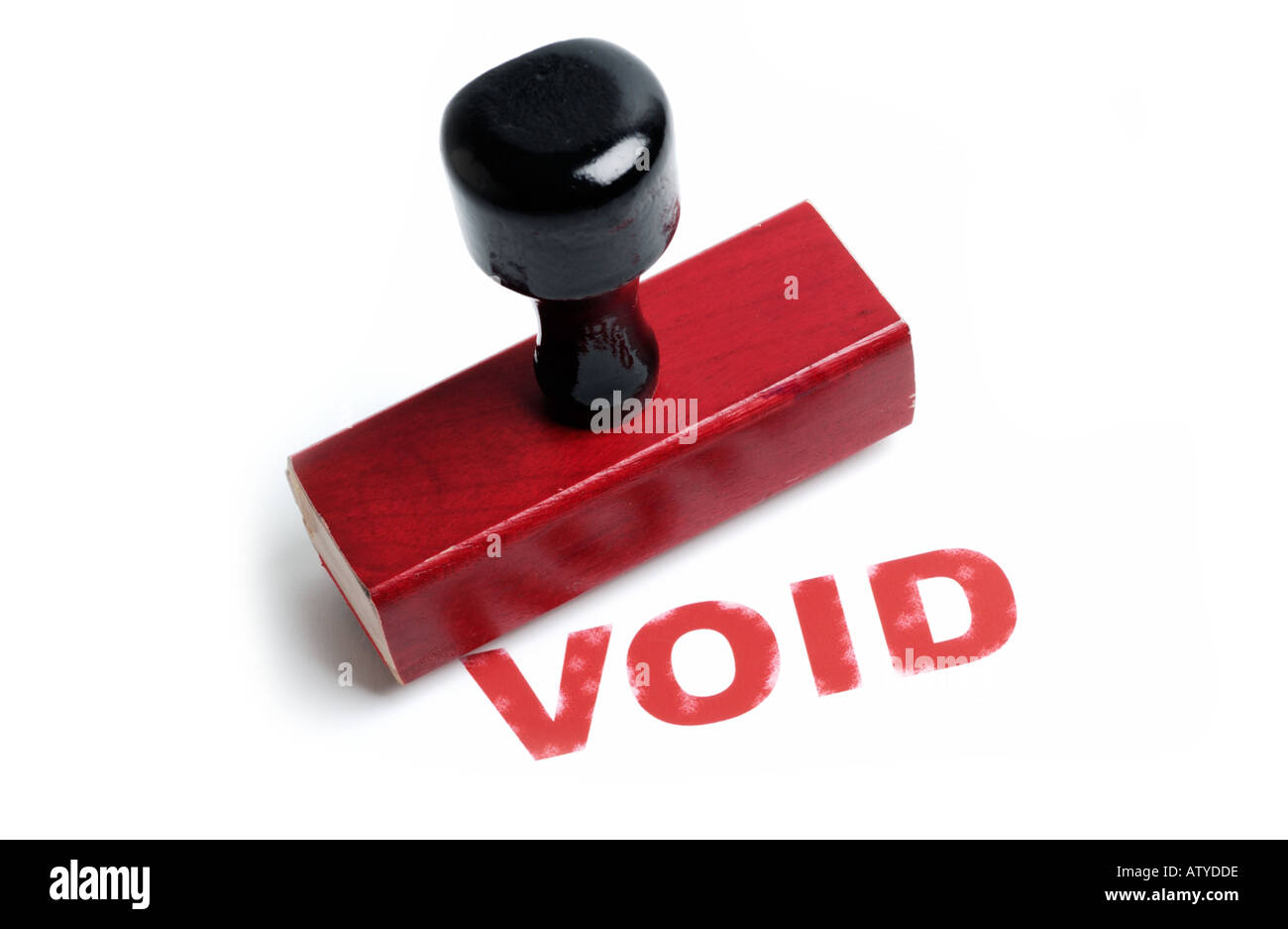 VOID rubber stamp Stock Photo