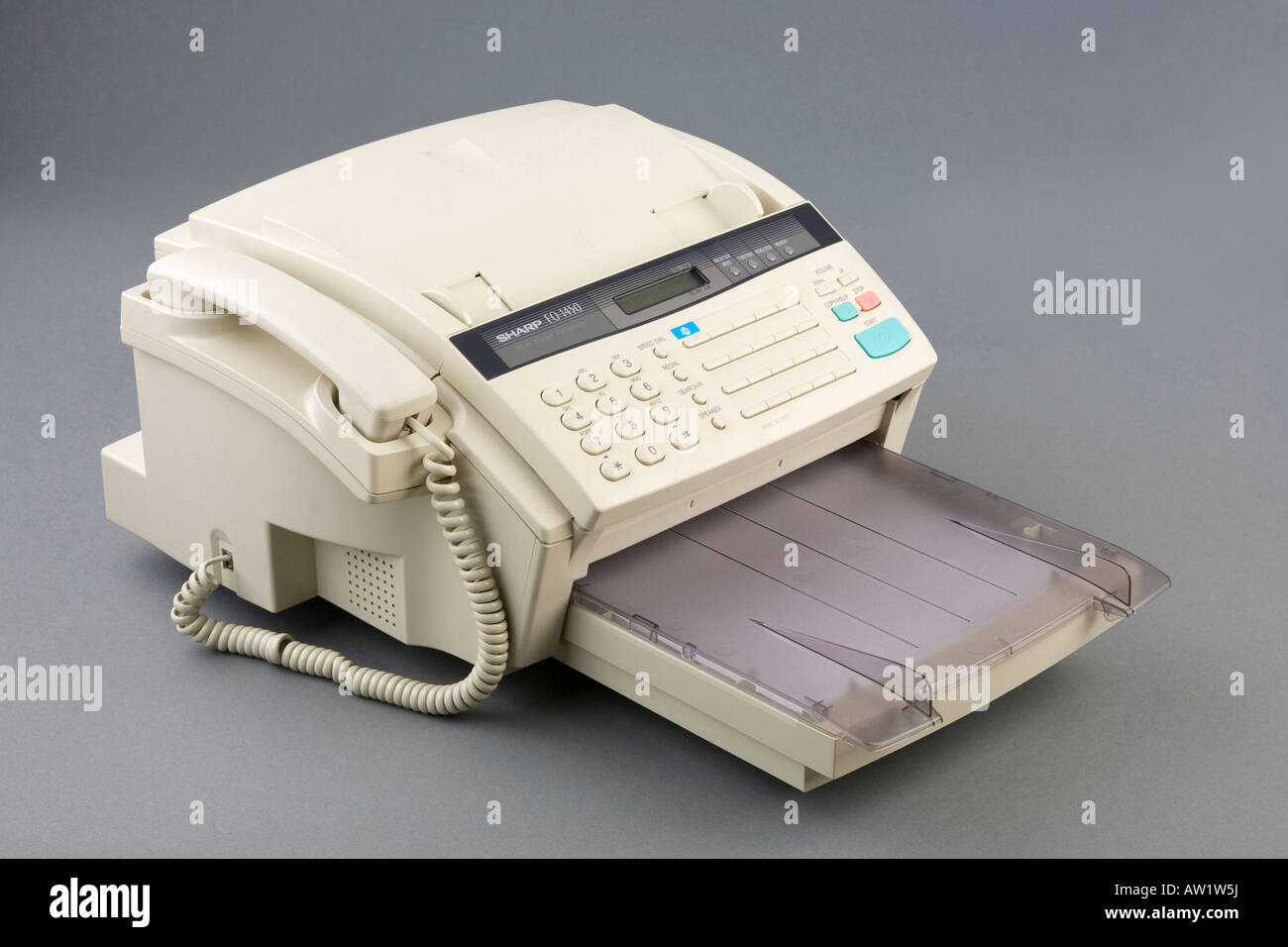 Sharp FO1450 fax machine Stock Photo