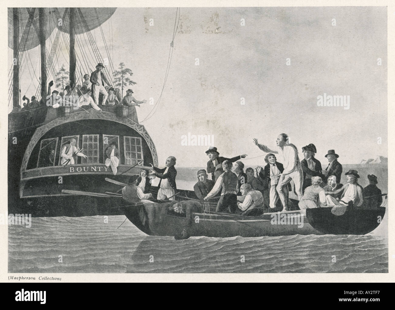 Bligh Cast Adrift Stock Photo