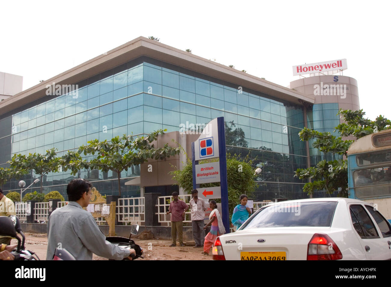 Honeywell and British Biologicals building in Bangalore India Stock Photo