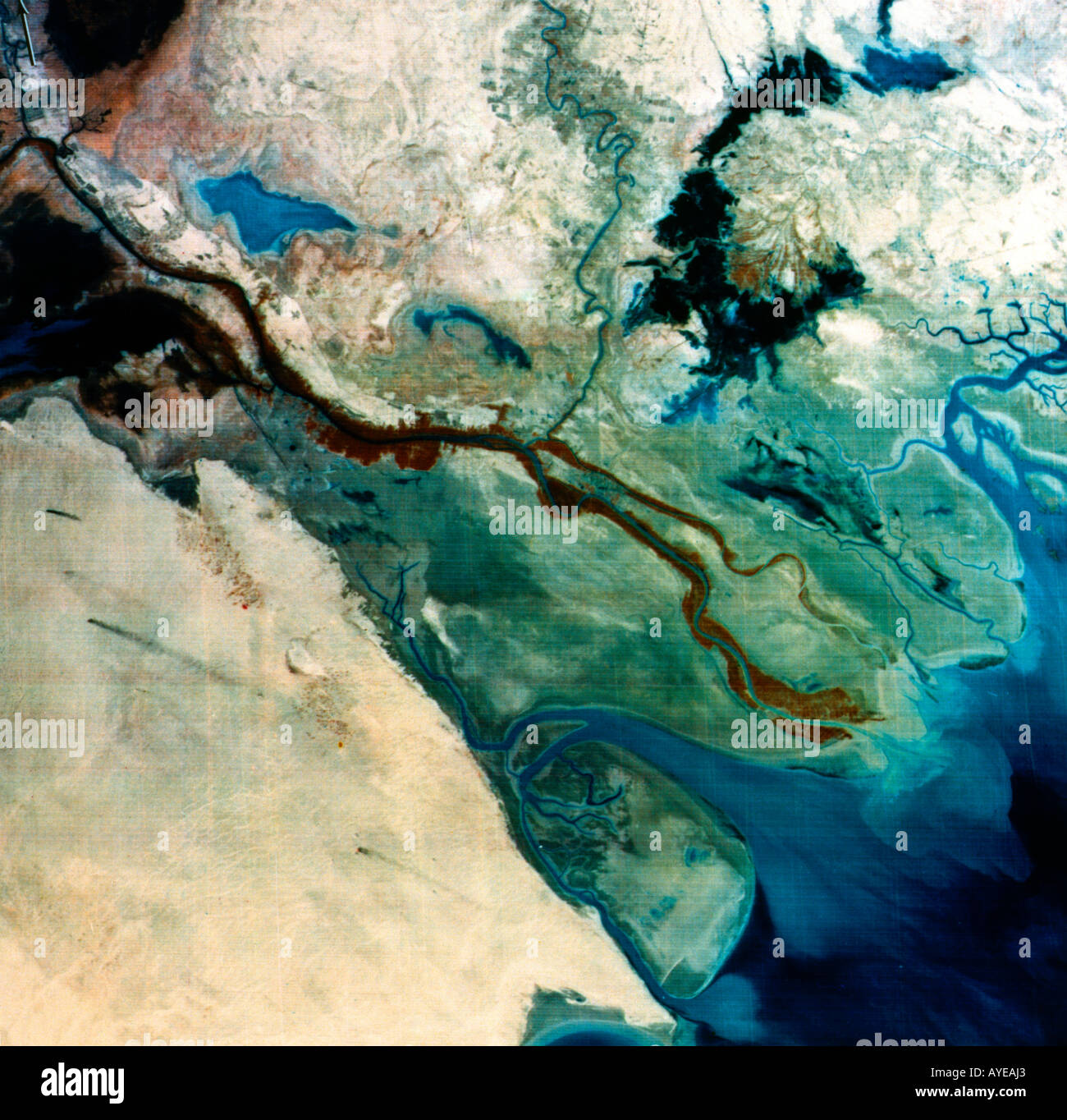 Euphrates River Map