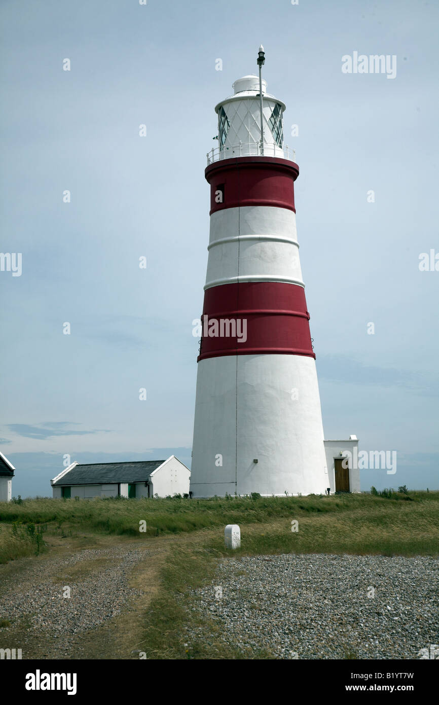 Lighthouse Orford Ness, Suffolk, England Stock Photo