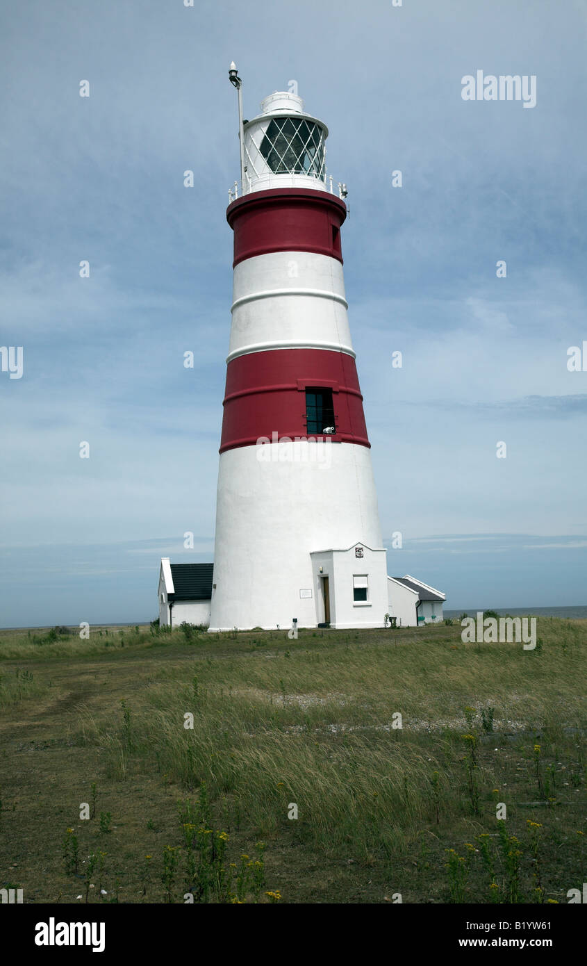 Lighthouse Orford Ness, Suffolk, England Stock Photo