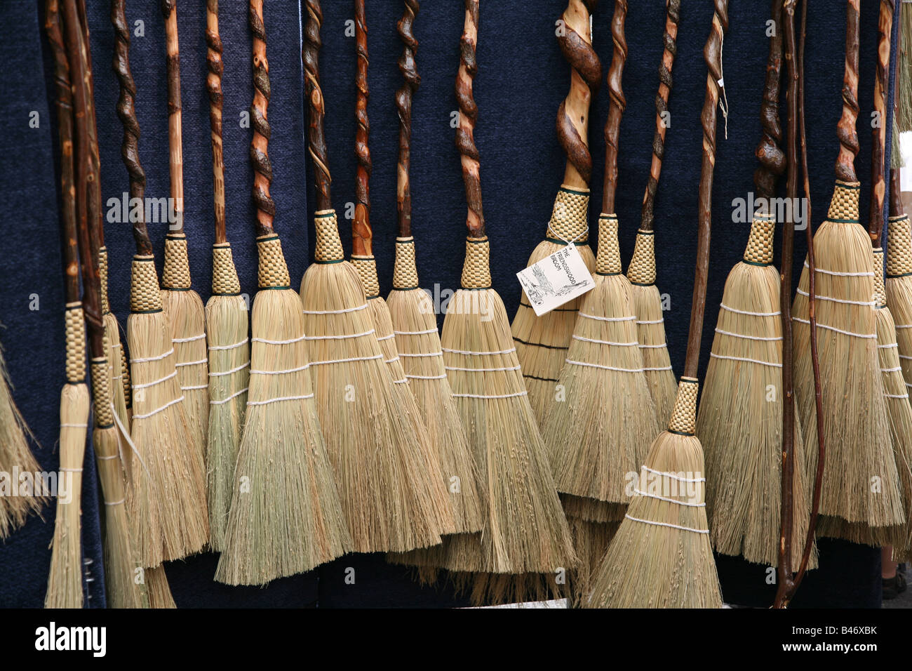 Brooms! Stock Photo