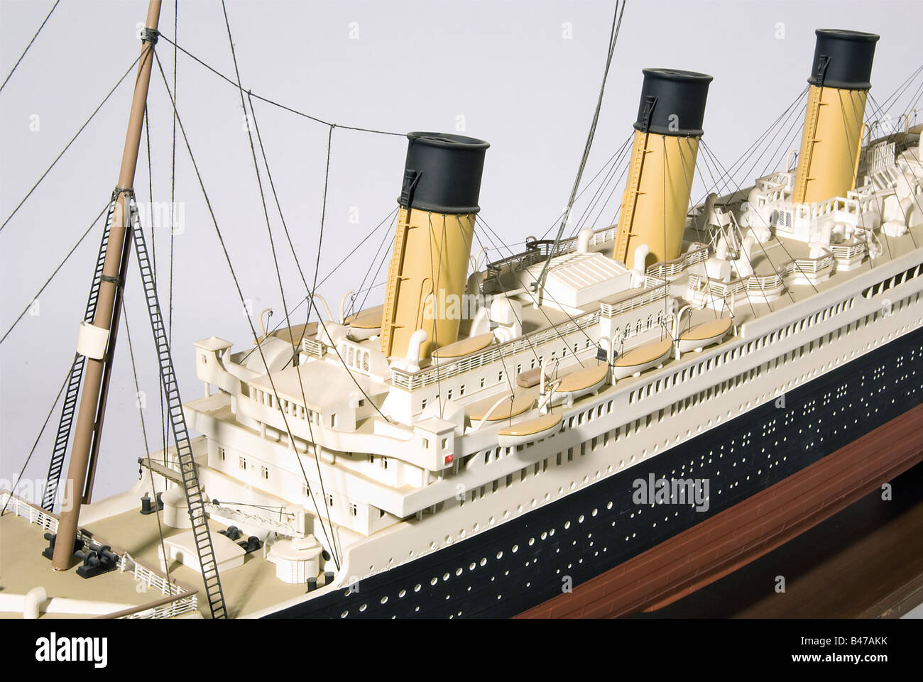 RMS Titanic, a passenger ship of the White Star Line A highly Stock ...