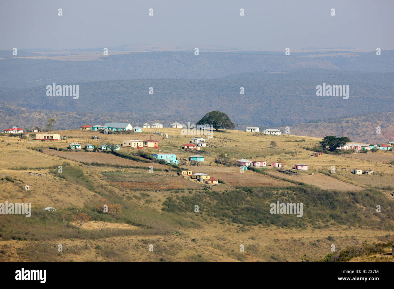 Rural Homes, Eastern Cape, South Africa Stock Photo