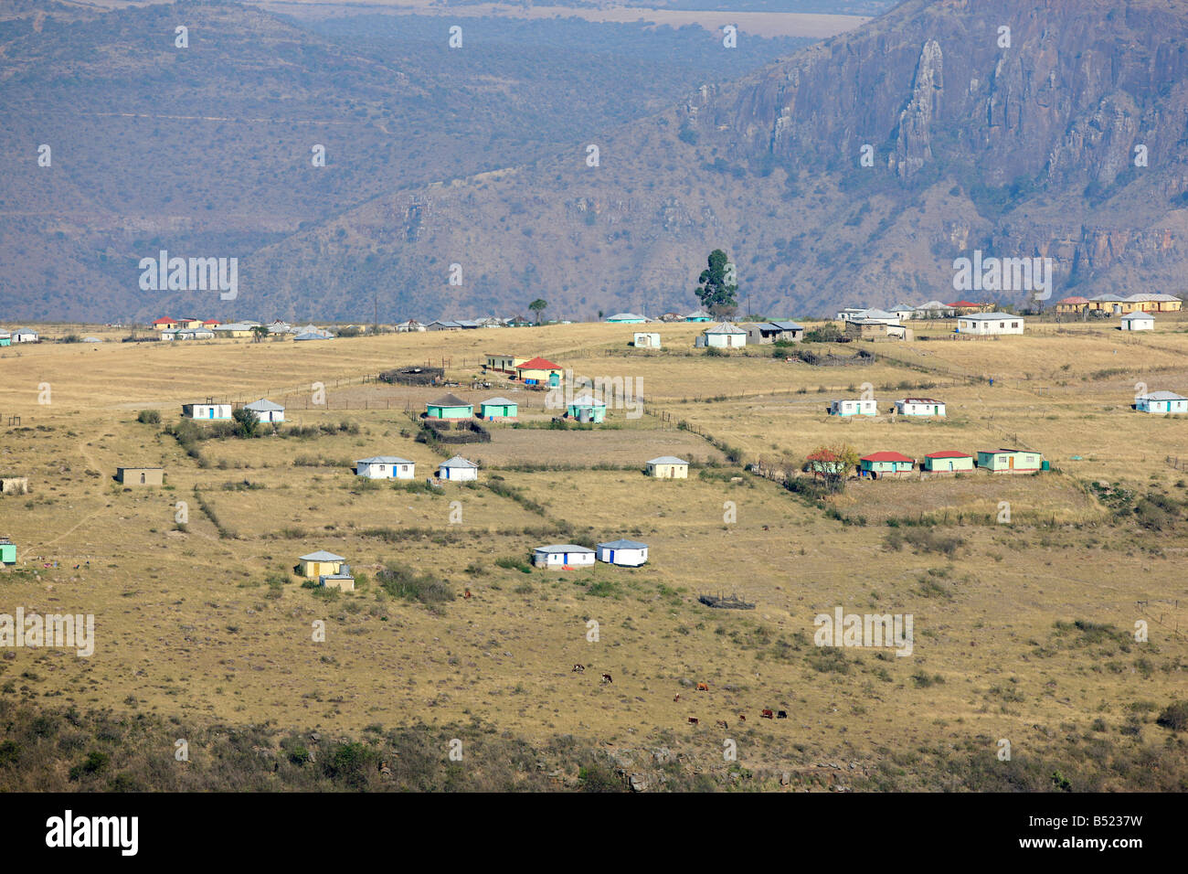 Rural Homes, Eastern Cape, South Africa Stock Photo