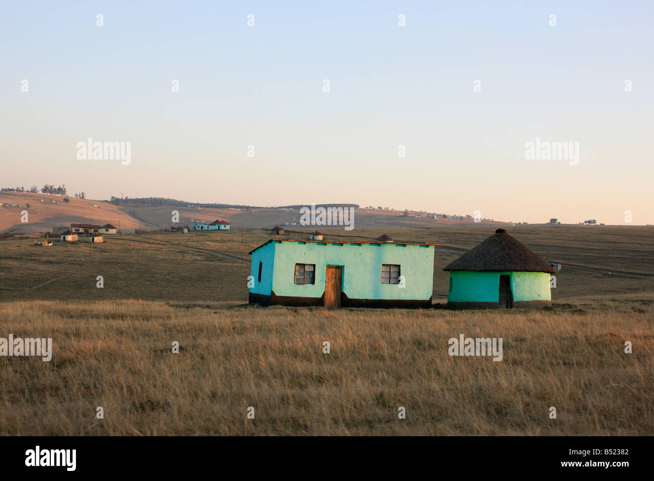 Rural Homes, Eastern Cape, South Africa Stock Photo