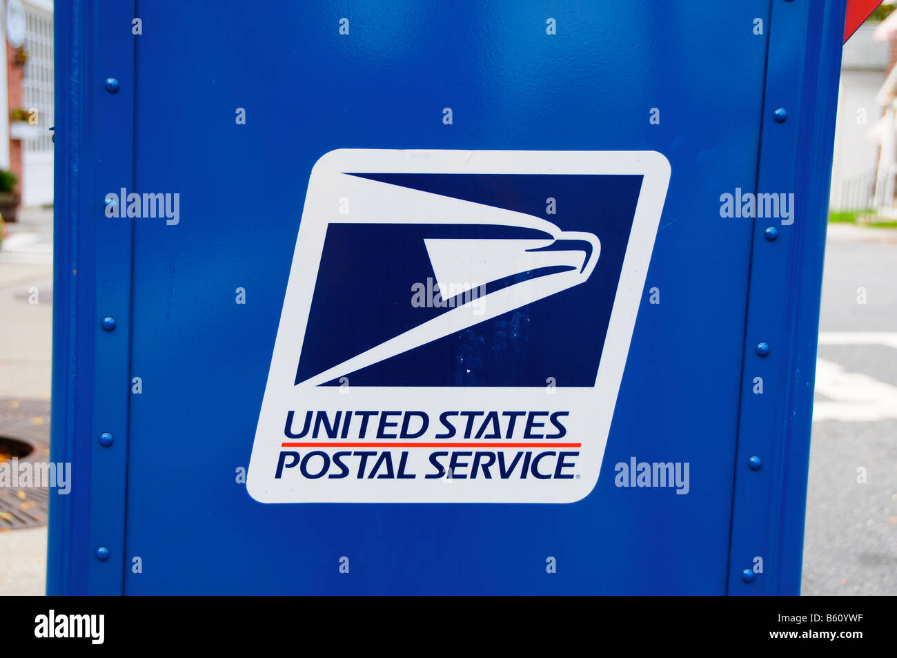 United States Postal Servicebox, USA Stock Photo