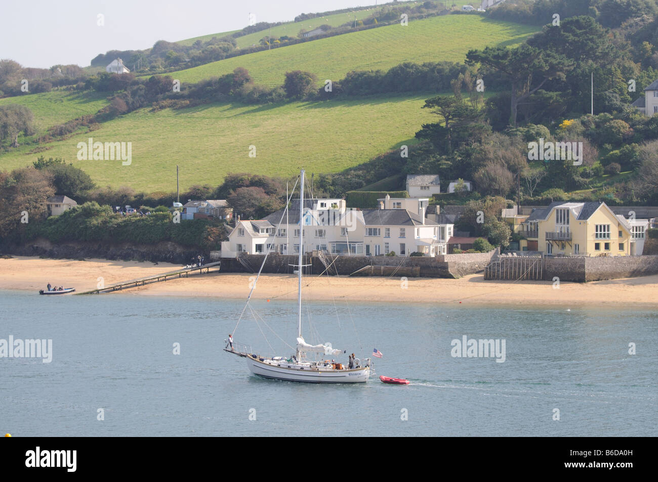 Salcombe Harbour south Devon England UK Stock Photo