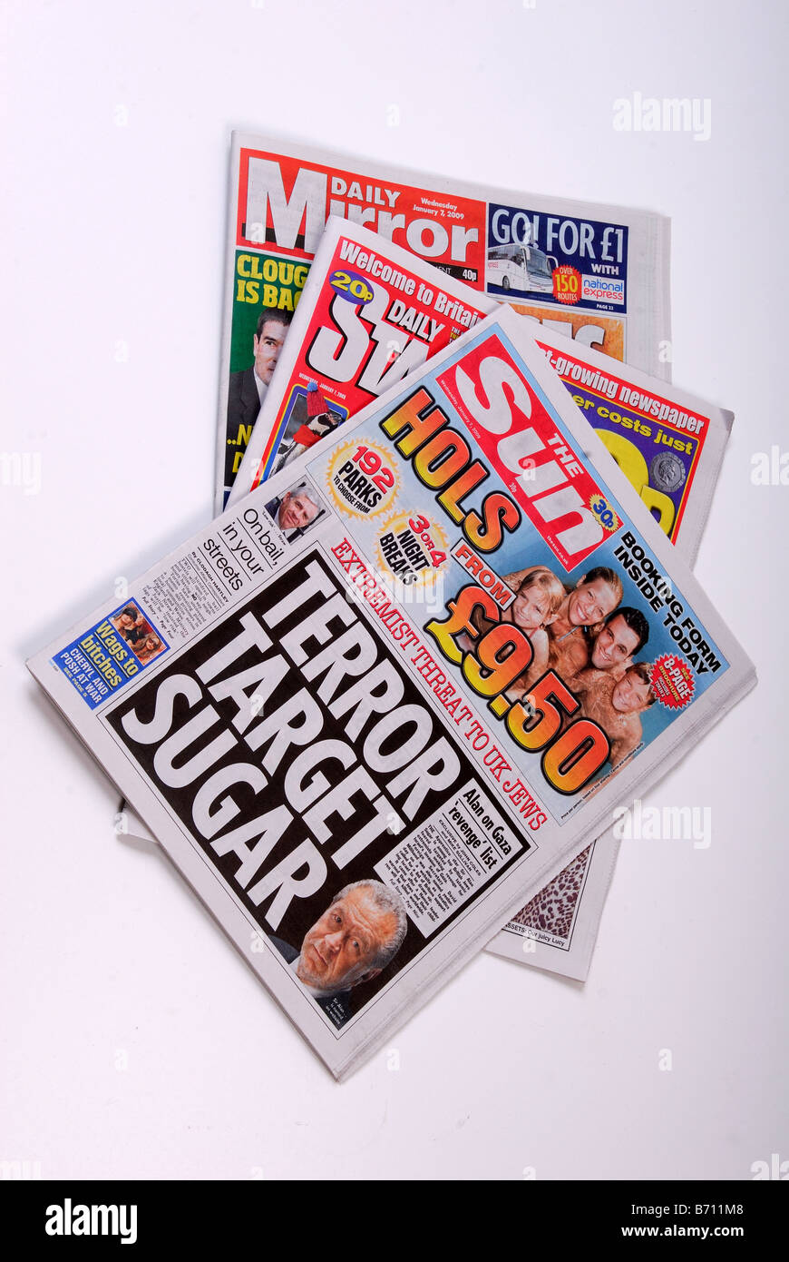 Daily Newspaper's . Stock Photo