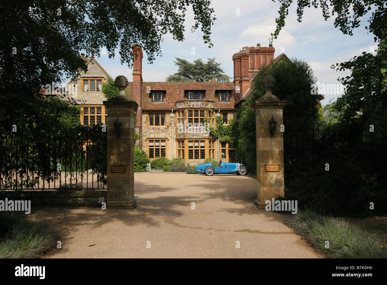 Le Manoir aux Quat'Saisons, Raymond Blanc's Two Michelin star Restaurant in Great Milton Oxfordshire Stock Photo