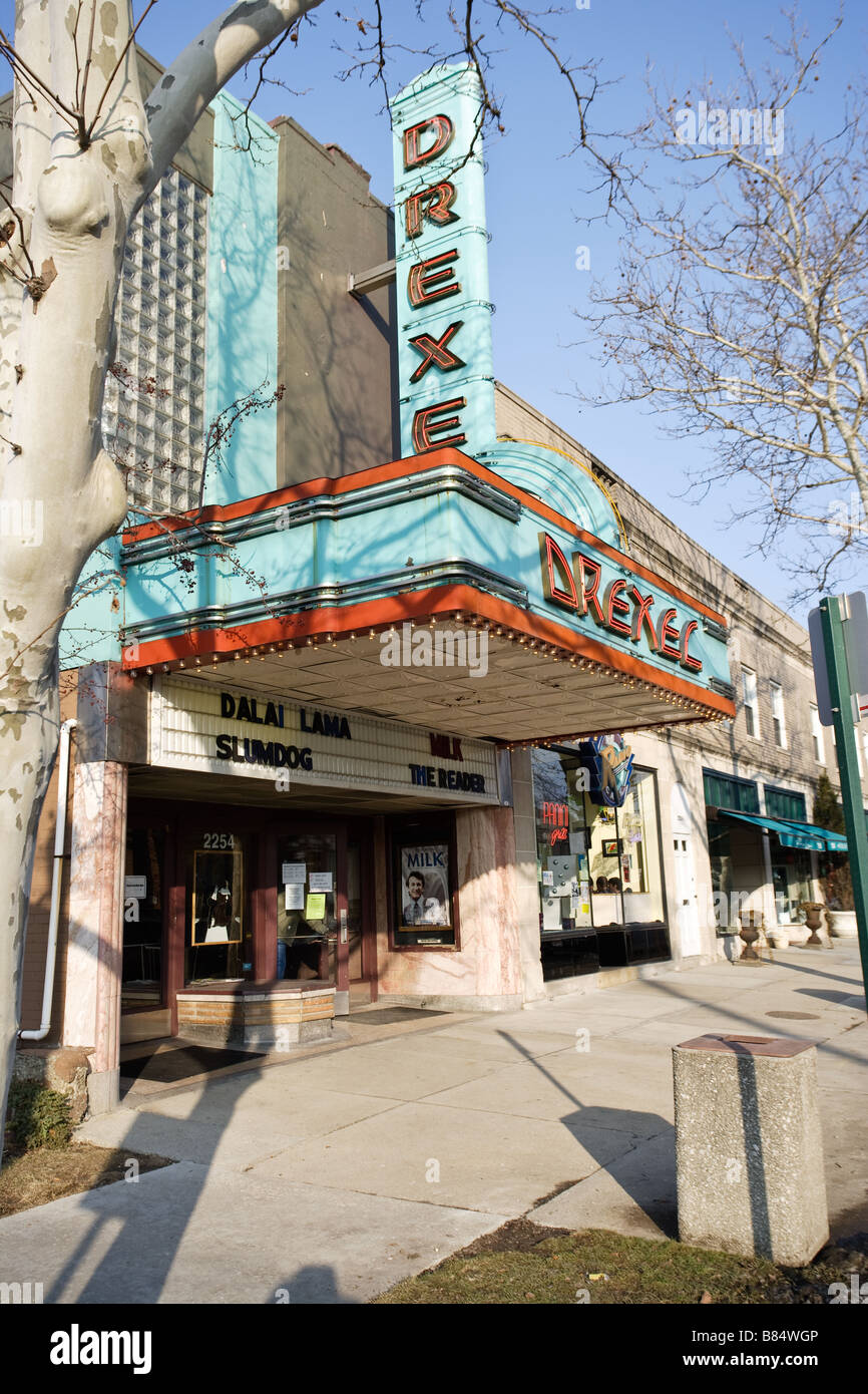 Drexel Theater in Bexley Ohio Stock Photo