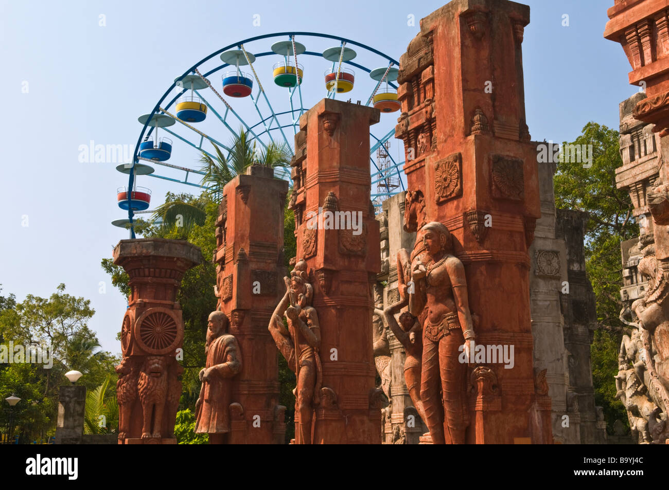 VGP Golden Beach Resort amusement park Chennai Tamil Nadu India Stock Photo