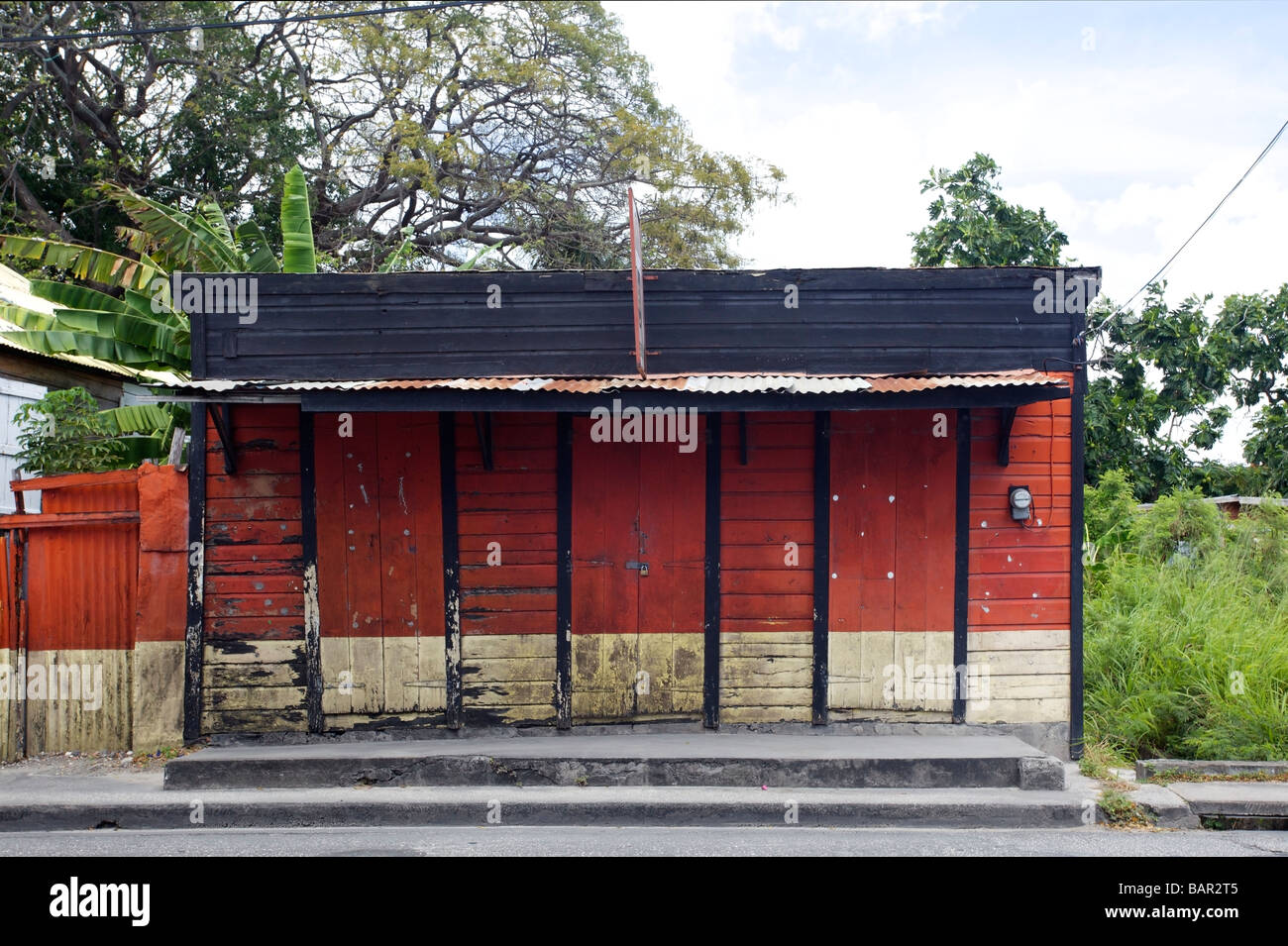 'Rum Shop' in Bridgetown, St Michael Parish, Barbados, 'West Indies' Stock Photo