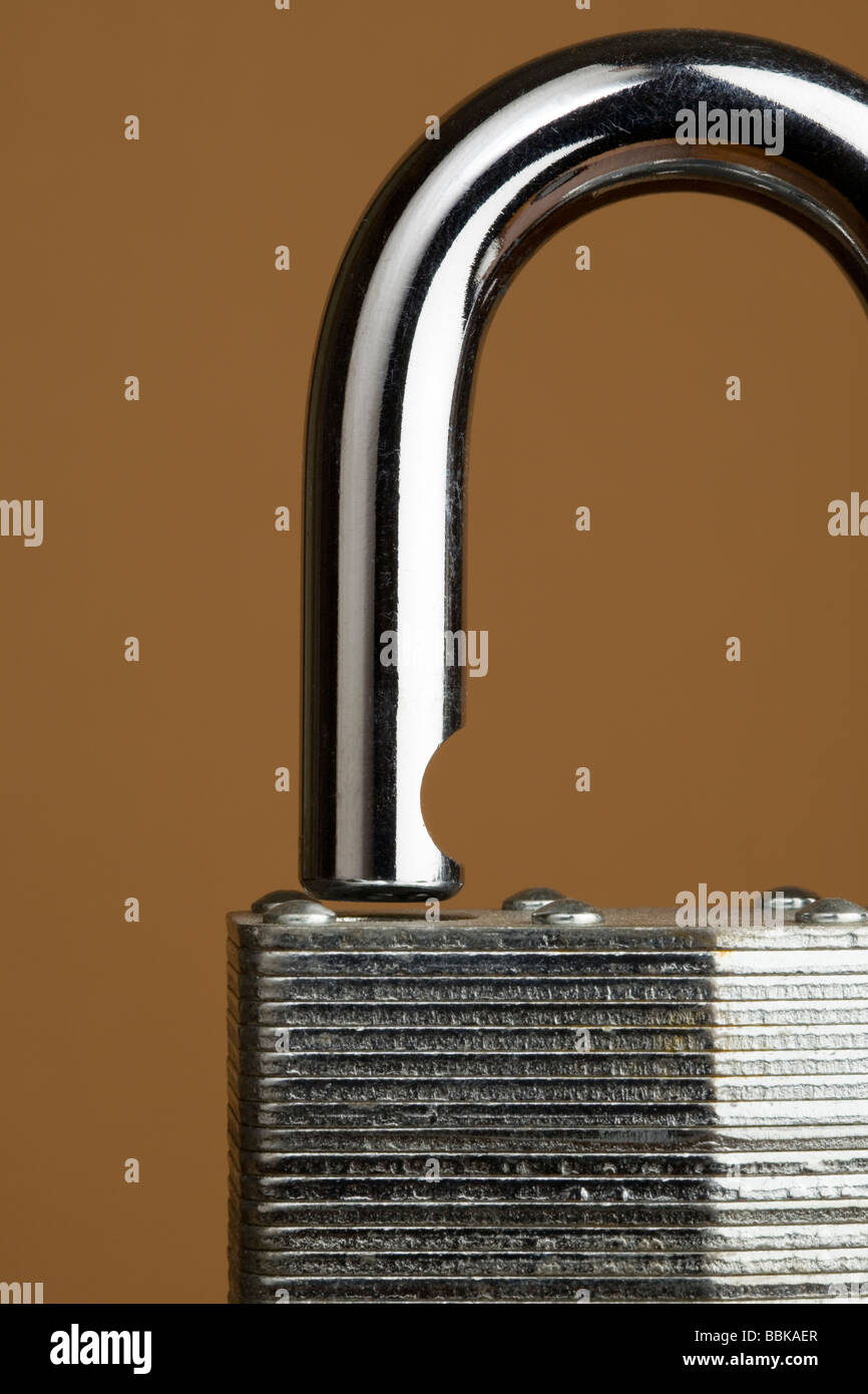 A close up of a padlock Stock Photo