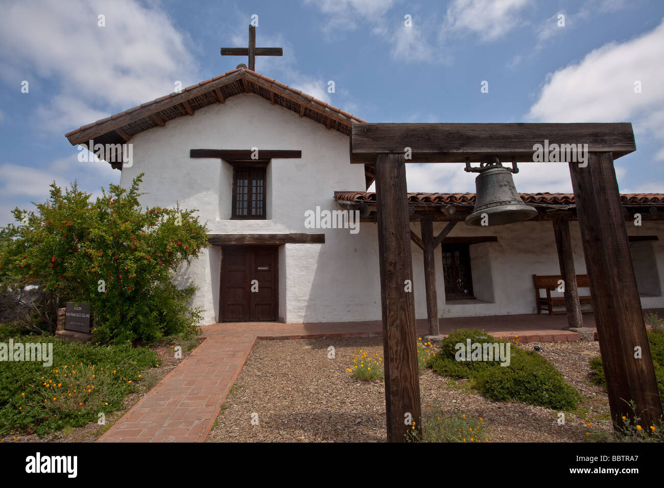 Mission San Francisco Solano Stock Photo