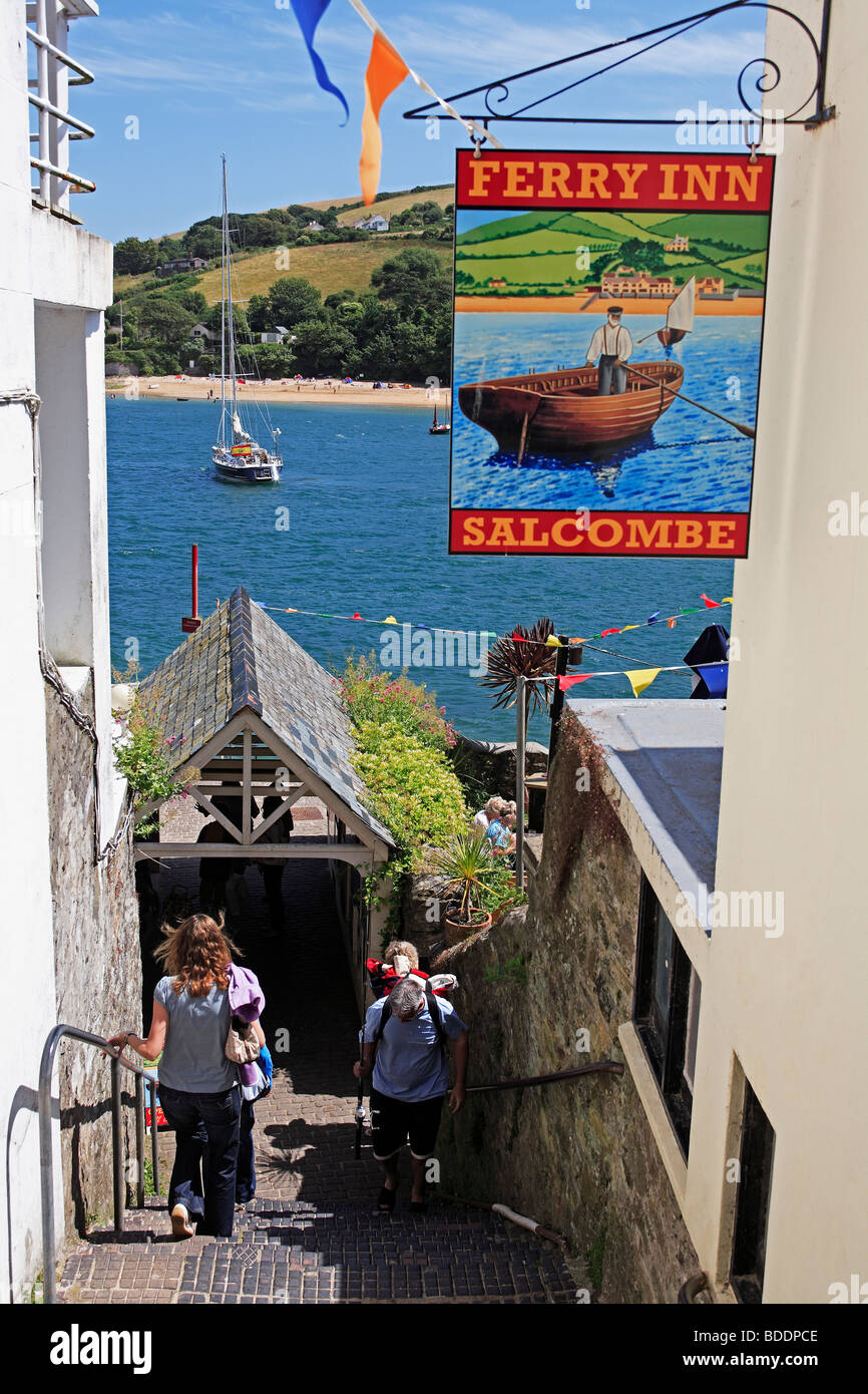 2673. Salcombe & Kingsbridge Estuary, Devon Stock Photo